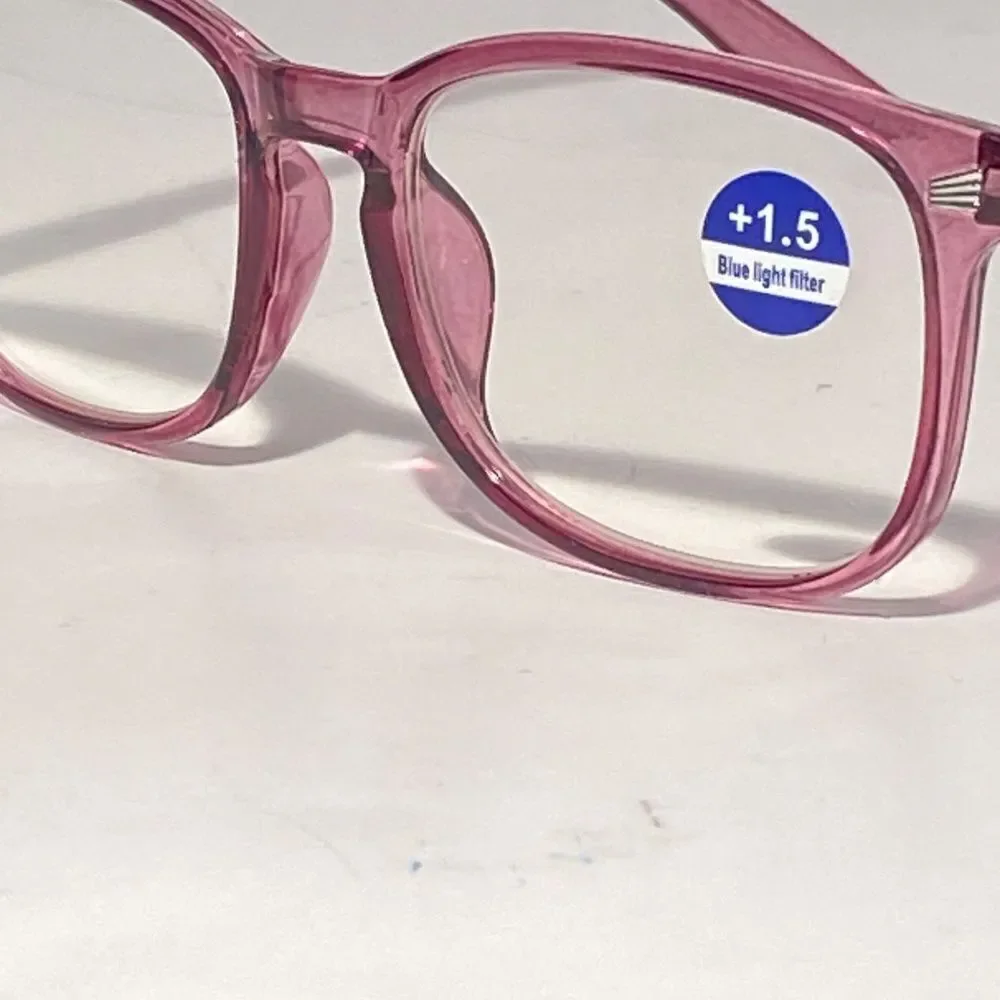 1504 Colette 1.5 Tortoise Raspberry Glasses Soft Butterfly Readers NWT